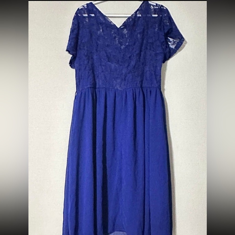 Blue formal/wedding dress (Missing bow tie wrap)